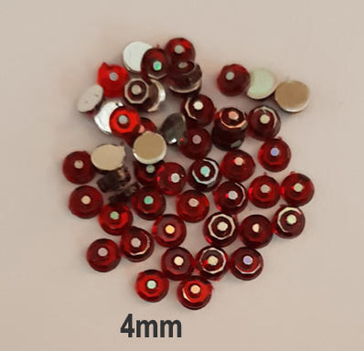 500 Pcs pack Round Acrylic stone for adornment Size mentioned on image