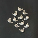 20 Pcs Pack, Approx Size 10x13mm Small Metal Charms Pendant Oxidized Finish  Jewellery Making Raw Materials