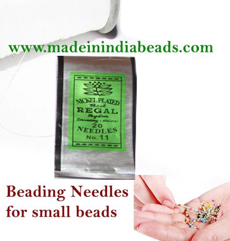 Price Per 20/Pcs. Pack,Perfect for stringing glass beads Needle Size 40mm