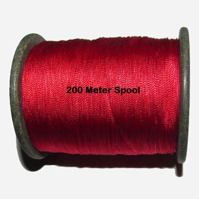 Very thin size white silk cords, perfect for making seed beads jewellery