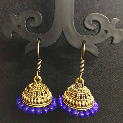 High Quality Indian Made Oxidized Jhumka Earring Sold by per Pair Pack