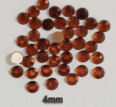 500 Pcs pack Round Acrylic stone for adornment Size mentioned on image