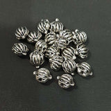 7x11mm Size Oxidized Metal Beads for Jewellery Making 50 Pcs Pack
