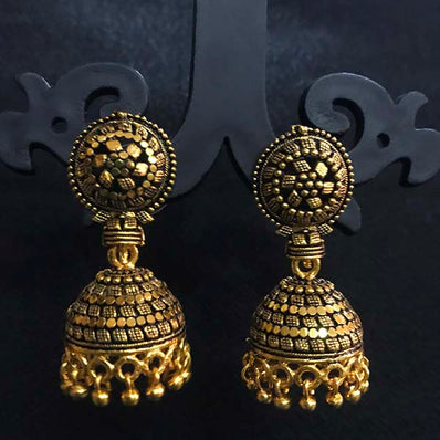 High Quality Indian Made Big Size Oxidized Jhumka Earring Sold by per Pair Pack