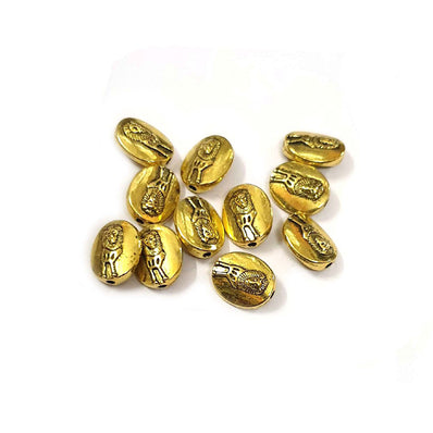 11x14 Size Oxidized Metal Beads for Jewellery Making 20 Pcs Pack