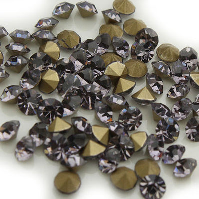 4.80mm, Flatback Chatons, Glass Rhinestone, Sold Per Pack of 144 Pcs, Size SS-20