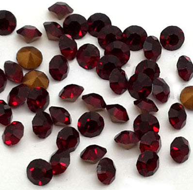 4.80mm, Flatback Chatons, Glass Rhinestone, Sold Per Pack of 144 Pcs, Size SS-20