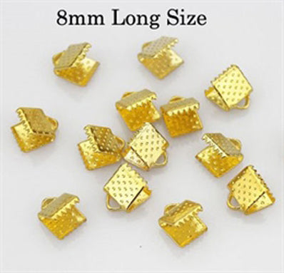 50Pcs crimp, Necklace end Tips