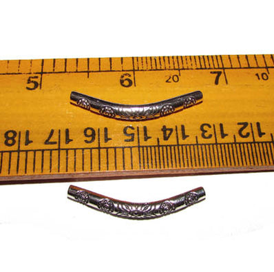 6 pcs.pkg. (3 Pairs)Tibetan Metal Arch Pipe and Pipe beads, make beautiful jewellery