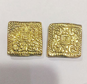 10 Pcs Pack, Approx Size 26mm,Aluminum Metal Beads, Antiqued, Light Weight for Tribal Jewellery