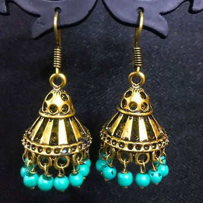 High Quality Indian Made Big Size Oxidized Jhumka Earring Sold by per Pair Pack