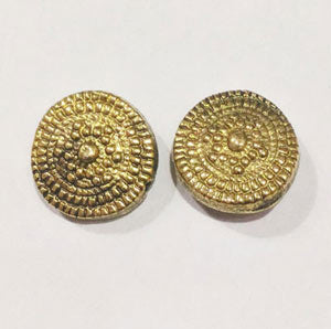 10 Pcs Pack, Approx Size 24mm,Aluminum Metal Beads, Antiqued, Light Weight for Tribal Jewellery