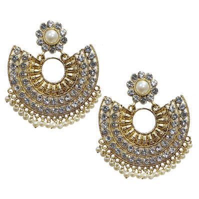 Traditional Marriage Party Bridal Earring Bold Large and Heavy Eye Catching