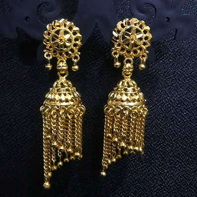 High Quality Indian Made Big Size Oxidized Jhumka Earring Sold by per Pair Pack