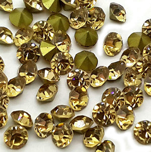 4.80mm, Flatback Chatons, Glass Rhinestone, Sold Per Pack of 144 Pcs, Size SS-20