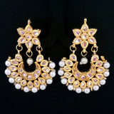 ''EXCLUSIVE''50-60 mm Hand Crafted Kundan Earrings Sold by per Pair pack