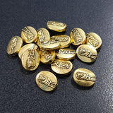 14x12mm Size Jewelry making Oxidized Metal Beads, Sold Per Pack of 50 pcs