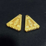 10 Pcs Pack in approx Size 24x28mm Gold Shiny 5 Holes Spacer Bar Beads Cone Triangular Shape Jewelry End Findings