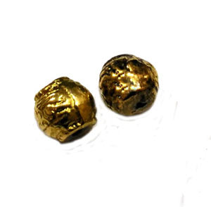 10 Pcs Pack, Approx Size 11x11mm,Aluminum Metal Beads, Antiqued, Light Weight for Tribal Jewellery