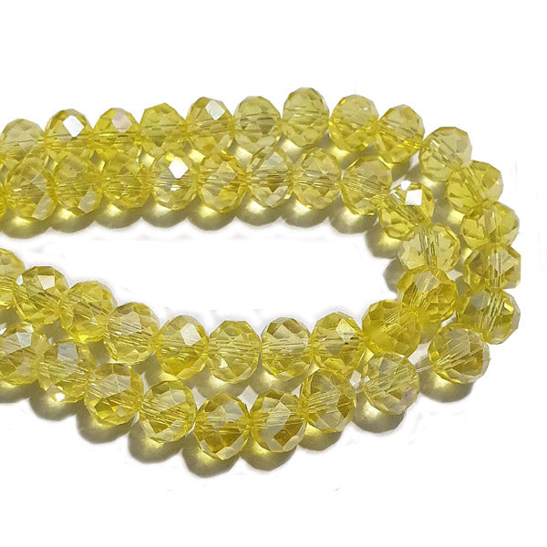 10x8mm Crystal Rondelle Beads, Crystal Glass Beads For Jewelry making Length of strand: 41 cm ( 16 inches ) About 70~72 Beads