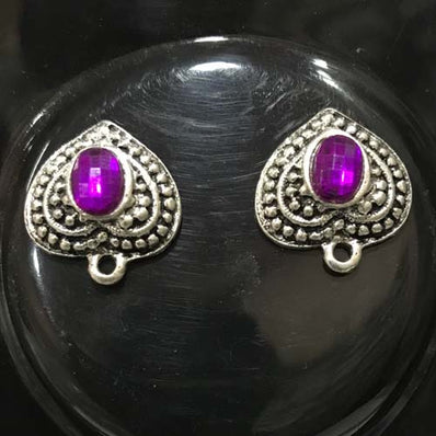 5 Pair Pack Ear Studs (Stone Studded)