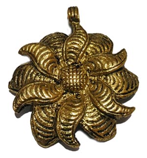 Light Weight, Gold Plated, Aluminum Pendants,Size about 50~60mm