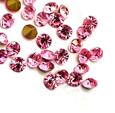 5.10mm, Flatback Chatons, Glass Rhinestone, Sold Per Pack of 144 Pcs, Size SS-22