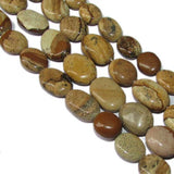 Jasper Semi-Precious Beads, Size 10-20mm, Sold By Per Strands. (13") inch 19-29 Beads