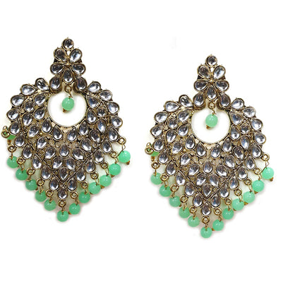 Traditional Marriage Party Bridal Earring Bold Large and Heavy Eye Catching