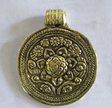 45 mm, Aluminum Pendants Antiqued Gold, sold by Per Piece