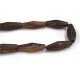 Real Ebony Black Wood Beads
