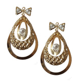 2 Pieces Pack' 70x40 mm, Kundan Earring Charms