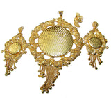 Very large Size (Palm Size) classical Pendant set for bold jewellery