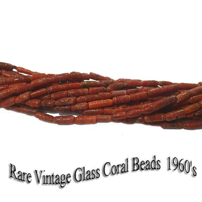 1Line/Strings, Vintage 50s 60s Red Coral Rare Beads Antique Red Masai African Size about 10x4mm and Hole size about 1.5mm to 2mm Sold Per Strand of 16" Line about 40~43 Beads in 1 line/string