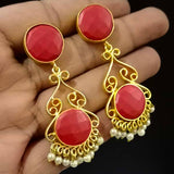 ''EXCLUSIVE'' Hand Crafted Kundan Earrings Sold by per Pair pack