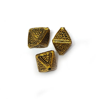 4 Pcs Pack Larger Size Filigree Handmade Beads