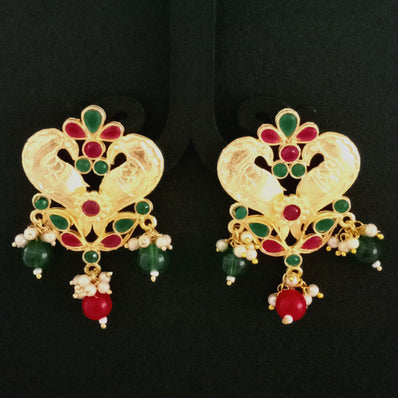 ''EXCLUSIVE''40-50 mm Hand Crafted Kundan Earrings Sold by per Pair pack