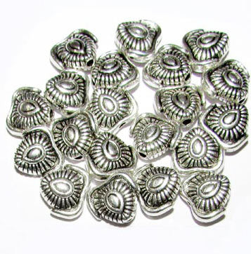 10x5mm oxidized Silver Metal Beads Sold by 50 pcs