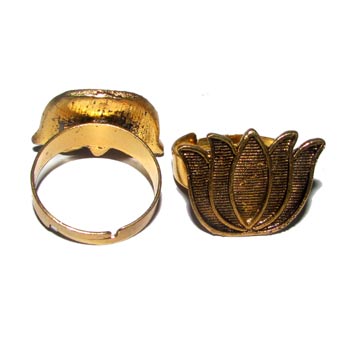 Fashion German Silver Metal Ring, Sold by  Per Piece