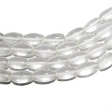 Real Sphatic 14X7mm Crystal Quartz Semi Precious Beads Sold Per strands About 24 Beads