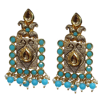 Traditional Marriage Party Bridal Earring Bold Large and Heavy Eye Catching