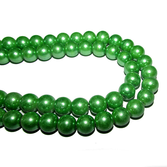 10mm Glass Pearl Bead Sold Per Strand of 16" About 40~41 Beads Colorful