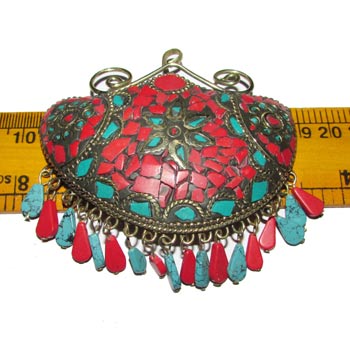 Ethnic Tribal Nepali-Tibatan handmade India made jaipuri Pendants