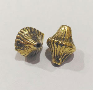 10 Pcs Pack, Approx Size 19mm,Aluminum Metal Beads, Antiqued, Light Weight for Tribal Jewellery