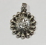 German Silver Ganesha Pendant Sold By Per Pcs Size 35mm