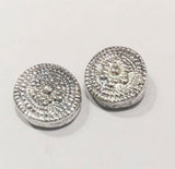 10 Pcs Pack, Approx Size 24mm,Aluminum Metal Beads, Antiqued, Light Weight for Tribal Jewellery