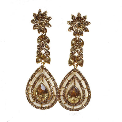 Traditional Marriage Party Bridal Earring Bold Large and Heavy Eye Catching