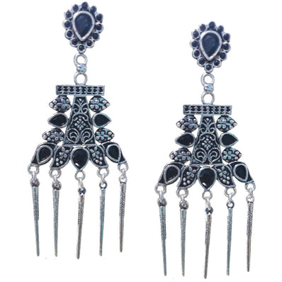 75-80 mm Long, Designer Earrings (Handmade) Alluring designs, Brass work,sold by per pair pack (limited Edition)