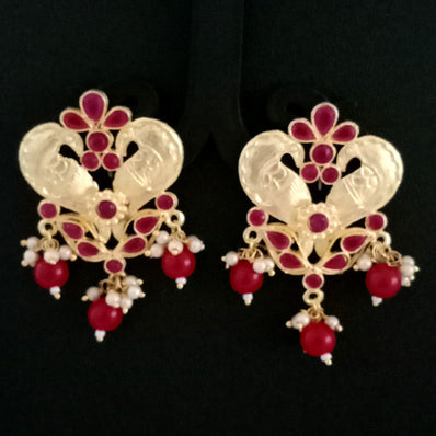 ''EXCLUSIVE''40-50 mm Hand Crafted Kundan Earrings Sold by per Pair pack