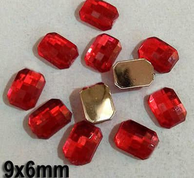 500 PCS Acrylic Craft Gems Kundan Stone Used in Nail Art, Clothing, Jewelry adornment, Crafts  etc. Not adhesive Flat Back can use glue to finish your project